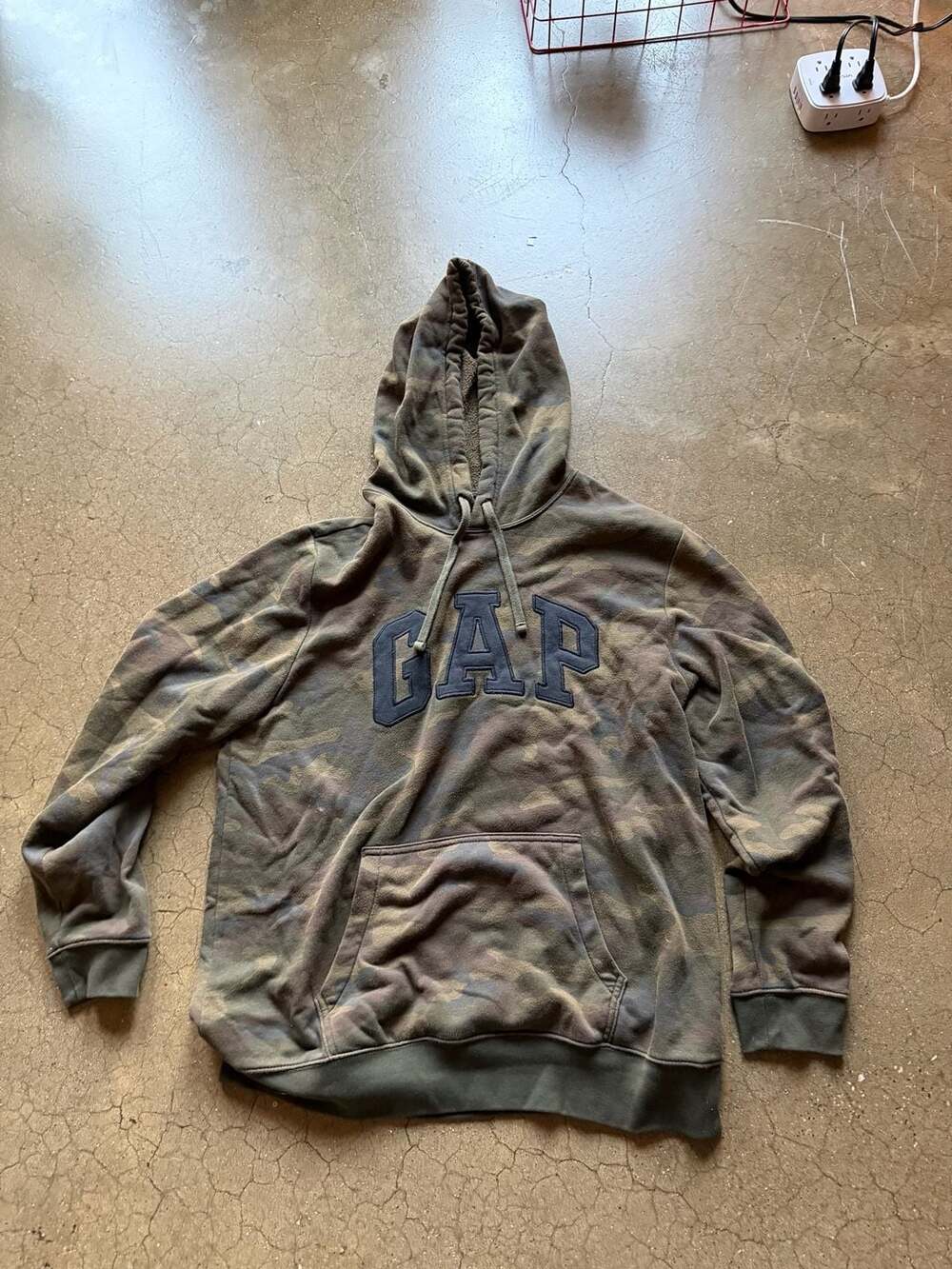 Gap Camouflage Logo Pullover Hoodie